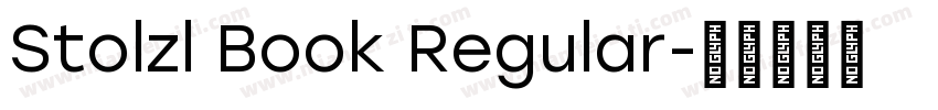 Stolzl Book Regular字体转换